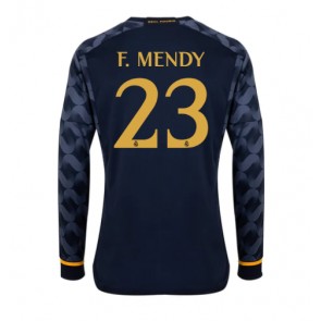 Real Madrid Ferland Mendy #23 Gostujuci Dres 2023-24 Dugim Rukavima